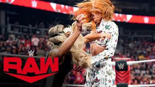 Becky Lynch attacks Trish Stratus and Zoey Stark on “Miz TV”: Raw highlights, July 17, 2023