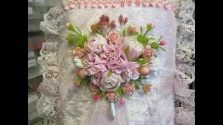 SOLD - Gorgeous Shabby Chic Flower Plaque Tutorial - jennings644 - Teacher of All Crafts