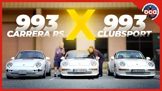 Porsche 993 Carrera RS vs Clubsport: Everything you need to know