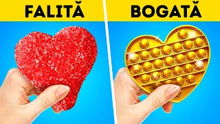 PĂRINTELE BOGAT VS FALIT || Trucuri incredibile de parenting și gadgeturi DIY, marca 123 GO Like!