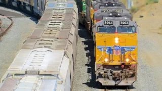 National Train Day Railfanning in Colton, CA - Endless UP Action, SD90MAC, and More!