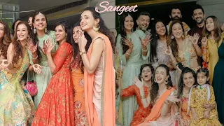 Daljit kaur sangeet ceremony | sanaya Irani mohit sehgal karishma ridhi dogra enjoy in sangeet |