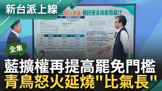 【完整版】立院太上皇擴權再+1 ? 就怕被罷免 國民黨"提高選民罷免門檻"黃創夏曝民眾怒火 阿川成國會頭號針對目標? 在場來賓超鬧辦惜別會｜李正皓 主持｜【新台派上線】20240601｜三立新聞台