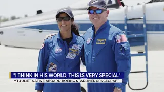 Mt. Juliet native aboard Boeing Starliner spacecraft