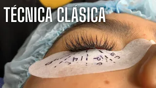 Aprende la Aplicación de Técnica Clásica Pestañas 1x1 - Ojos Mandala