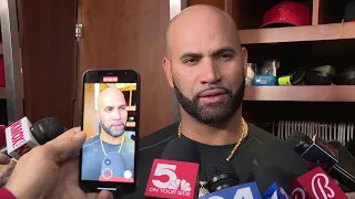 Albert Pujols gives final interview as St. Louis Cardinal