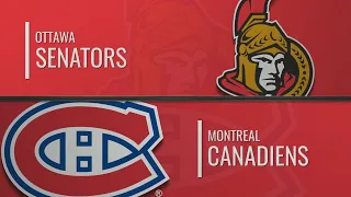 Оттава - Монреаль Канадиенс | НХЛ обзор матчей 11.12.2019 | Ottawa Senators vs Montreal Canadiens