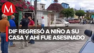 Hombre asesinó a niño de 12 años en Orizaba, Veracruz; víctima estuvo bajo resguardo del DIF