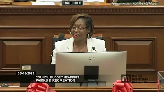 05/18/23 Council Budget Hearings Session Two: Parks