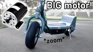 Razor E300 Gets a Big Motor Upgrade - Scooter Episode 5