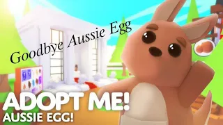 Roblox - Adopt me || Good Bye Aussie Egg Welcome Fossil Egg