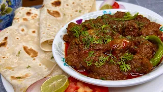 My Husband’s Favourite❤️Homemade Rumali Roti With Delicious Mutton Fry Masala❤️A Must Try Recipe