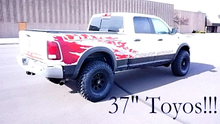 Fitting 37" tires on a stock Ram 2500