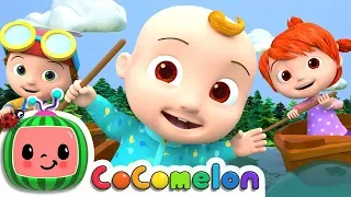 Row Row Row Your Boat | CoComelon Nursery Rhymes & Kids Songs