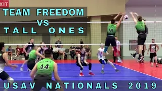 Team Freedom vs Tall Ones (Day 2 Match 4) | USAV Nationals 2019