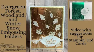 Embossing Folder Idea Cards Stampin' Up!