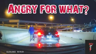 Road Rage,Carcrashes,bad drivers,rearended,brakechecks,Busted by copsDashcam caught|Instantkarma 154