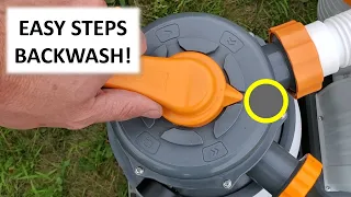 Bestway Filter Pump - Backwash Procedure - Settings Explained!