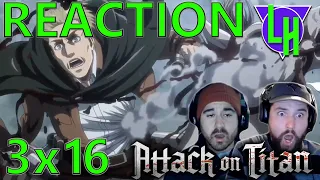 ERWIN'S SACRIFICE | Attack On Titan 3x16 "Perfect Game" | REACTION