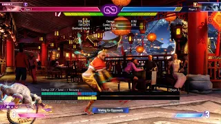 Street Fighter 6 Kimberly bomb setup overhead