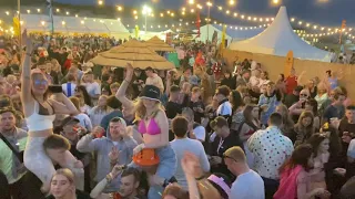 Absolute scenes! DeluxX DJ from Tunes in the dunes festival Perranporth Cornwall