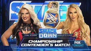 Charlotte Flair Vs Toni Storm - WWE Smackdown 10/12/2021 (En Español)