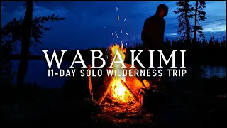 11-Day Solo Wilderness Camping in Intense Weather & Bugs - Wabakimi