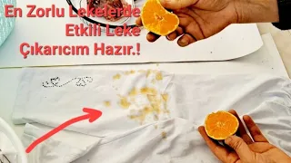 LEKELERE ÇÖZÜM‼️Meyve/Kahve/Kalem/Kan/Yağ/ Küf/çay lekesi /beyaz çamaşırdaki leke kolayca çıktı