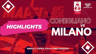 Highlights | Conegliano 3-0 Vero Volley Milano | Finale Coppa Italia Frecciarossa 2023
