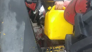 How to flush the transmission on a Massey Ferguson 35 Massey Ferguson rear lift not working part 3