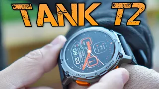 Kospet Tank T2 Bluetooth Calling 5atm Amoled Always On Rugged Military Smartwatch Full Review