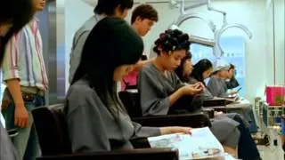 200 pounds Beauty cute scene in barbershop