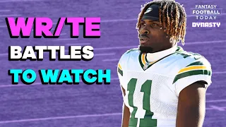 Wide Receiver and Tight End Battles to Watch with Jacob Gibbs! (FFT Dynasty)