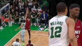 JIMMY BUTLER WOKEUP IN GM2!  & SHOCKS CELTICS AFTER GRANT WILLIAMS TALKED SMACK! "ITS OVER!"