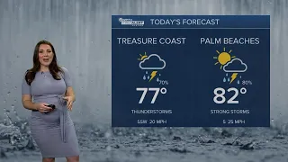 WPTV First Alert Weather Forecast for morning of Jan. 6, 2024