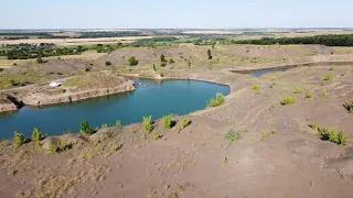 Карьеры возле поселка Маяк Макеевка Горняцкий район