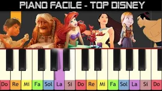 Apprendre au piano très facile les meilleures chansons Disney Vol.2 (Pour enfants ou débutants)
