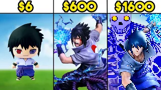 $6 VS $600 VS $1600 for Sasuke Uchiha | Cheap VS Expensive | Naruto Collectibles