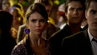 TVD 2x18 - Klaus gives Elena a special shout-out at the school dance | Delena Scenes HD