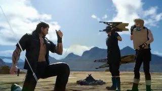 Final Fantasy XV: Making Camp Scene