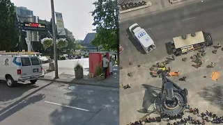 Street View shows route taken by van in Toronto attack