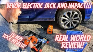 Best electric jack for 2024!! Vevor Electric Car Jack! Even comes with an impact gun?