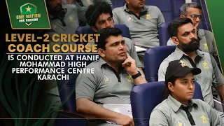 Level-2 Cricket Coach course is conducted at Hanif Mohammad High Performance Centre, Karachi | MA2A