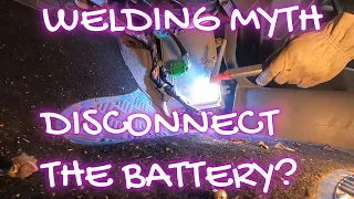 Welding myth: Disconnect the battery before welding or else! Busted? Real? Lets test it out! VPT