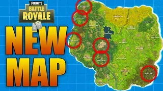 NEW MAP UPDATE IN FORTNITE BATTLE ROYALE