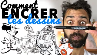 Tuto : Comment bien encrer ses dessins (feutre, stylo, encre de chine, .. )