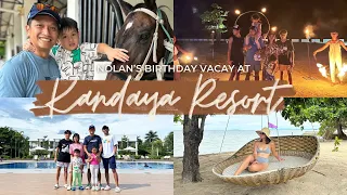 Nolan's Birthday Vacay at Kandaya Resort | YamFamTravels | Camille Prats Yambao