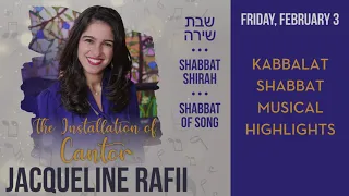 Installation of Cantor Jacqueline Rafii Musical Highlights, February 3, 2023