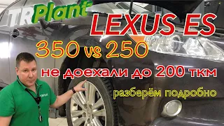 Lexus ES 350 и 250. АКПП не выходили расчётный ресурс.