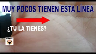 MUY POCOS TIENEN ESTA LÍNEA  ¿Tú la tienes? - Lectura de Manos